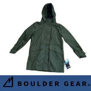 🎄NEW Cherrington Rain Jacket | Forest Green | Boulder Gear BLOC | Women’s Large